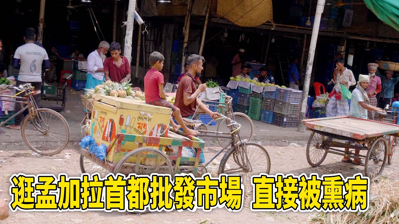 逛孟加拉首都批发市场，直接被熏病，还有1个原因使我改变了行程【相落天外|孟加拉第6集】