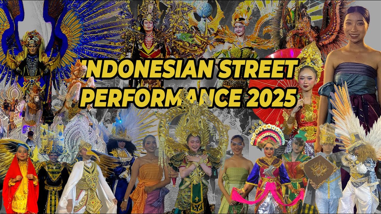 Full Maskot dan Penari Terbaik‼️ Indonesian Street Performance JOGJA 2025