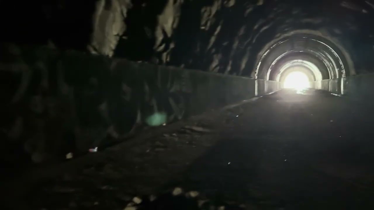 Nuclear war escape route tunnel filled with amazing graffiti 