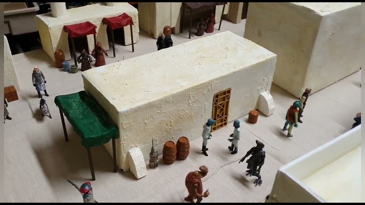 Star Wars - MASSIVE - Tatooine - Mos Eisley - Diorama