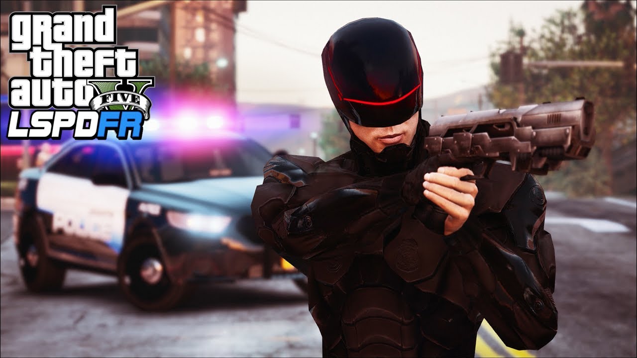 GTA 5 - LSPDFR Ep322 - Robocop Loses It (Bad Cop Patrol)!!