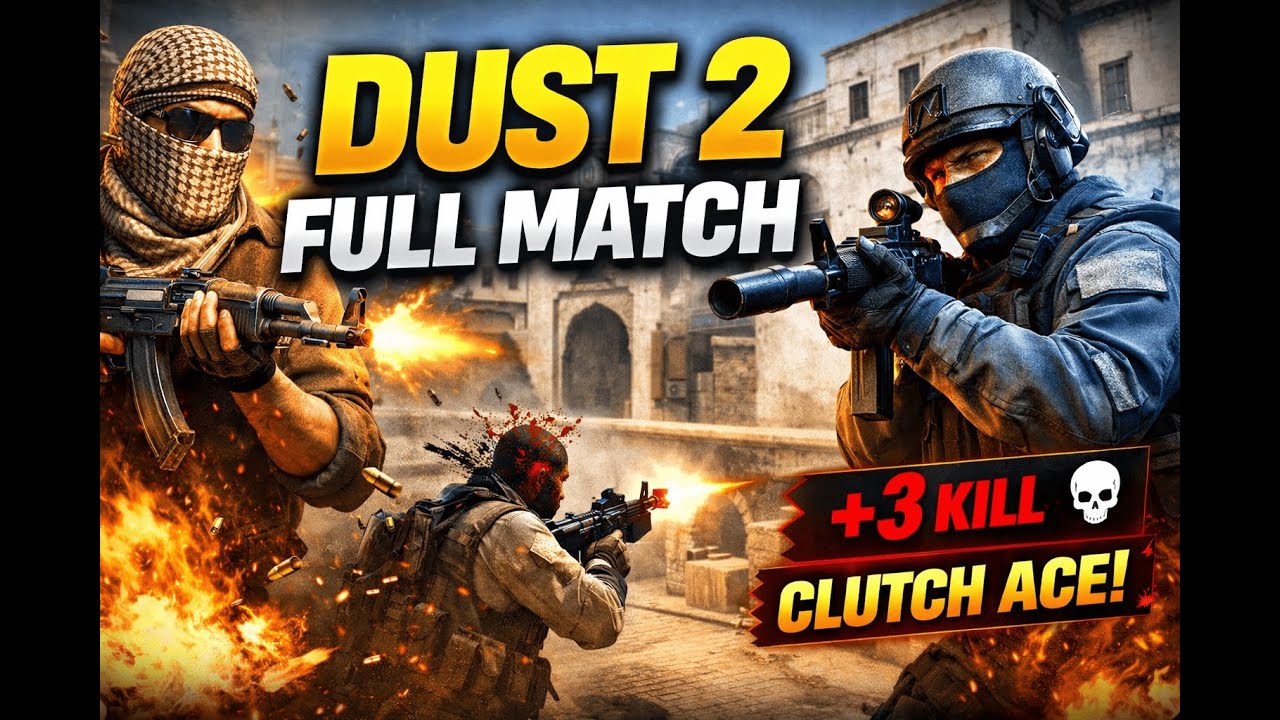 INSANE DUST 2 MATCH HIGHLIGHTS | FULL GAME CS2 | Akryx Gaming 