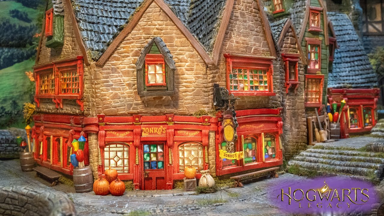 Building Zonko's A Miniature Hogsmeade Diorama