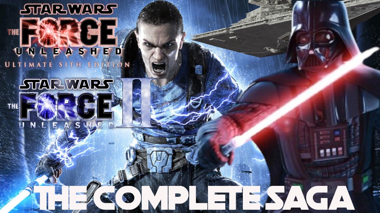 STAR WARS The Force Unleashed 1 and 2 Complete Saga - All Cutscenes in 4K