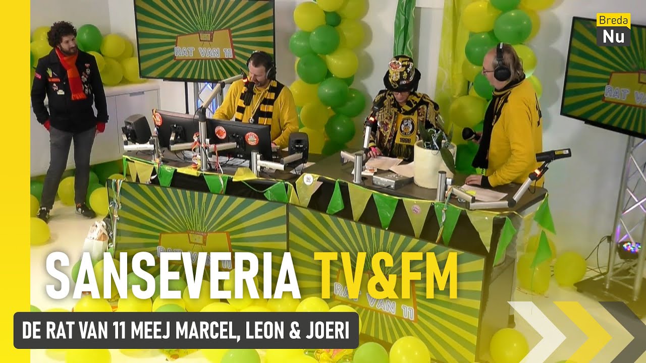 De Rat van 11 meej Marcel, Leon en Joeri I Sanseveria TV&FM