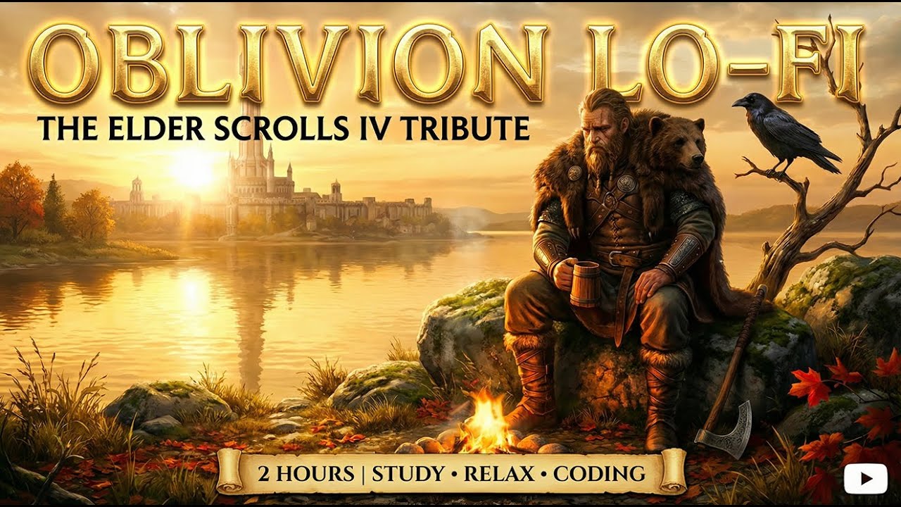The Elder Scrolls IV: Oblivion LoFi OST (2 Hours) | Cozy Cyrodiil Beats for Study/Relax (No Vocals)