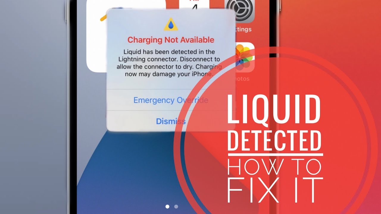 How to Fix Liquid Detected In iPhone Connector Bug (Charging Not Available)