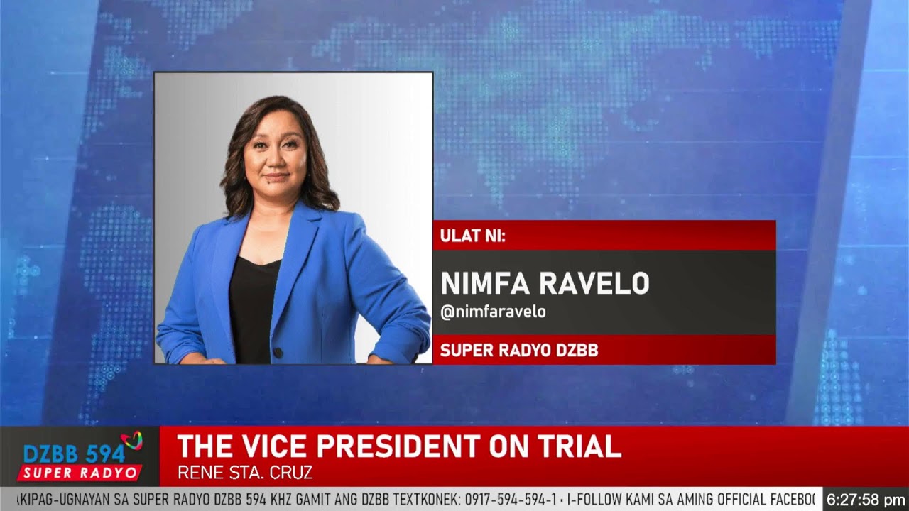 The Vice President on Trial: Super Radyo DZBB Special Coverage