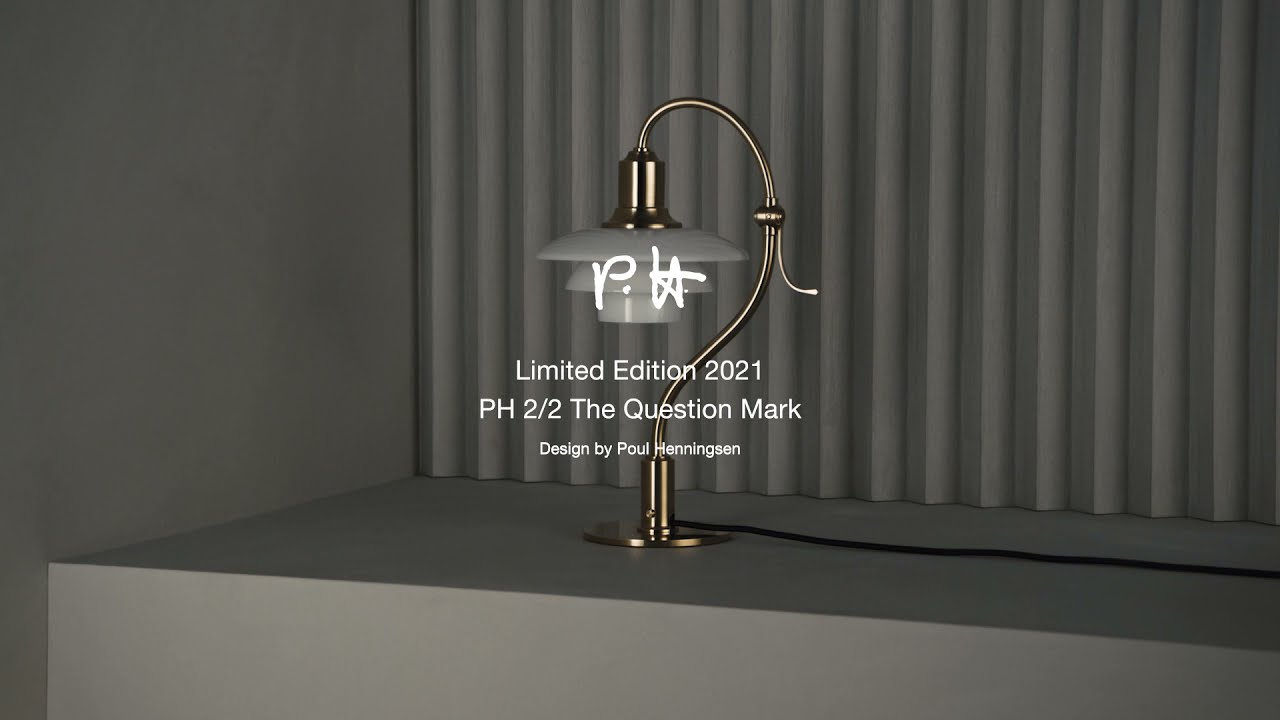 Introducing the LIMITED EDITION Louis Poulsen PH 2/2 - The Question Mark Table Lamp for 2021