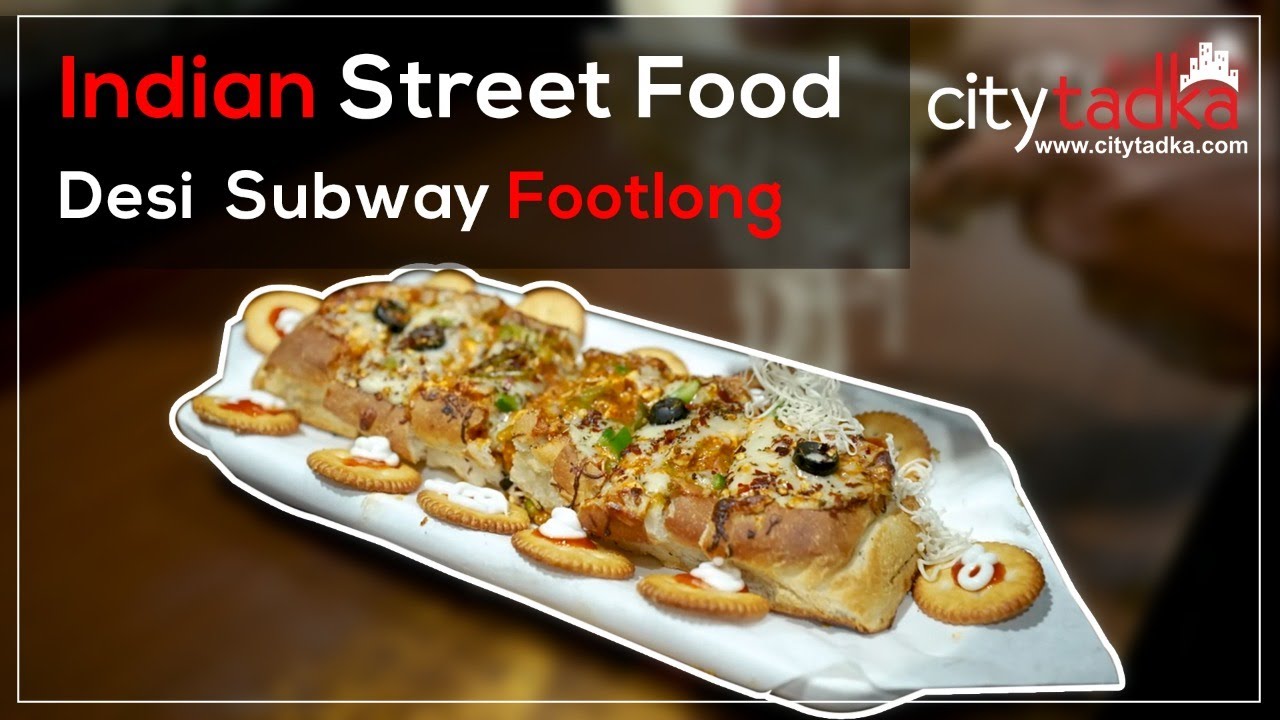 Indian Subway| Footlong | Hotdog | Street Style | Indian Street Food | @CityTadka