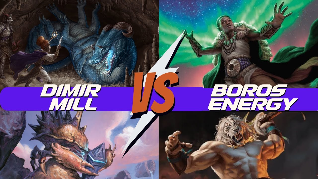 Dimir Mill vs Boros Energy Modern MTG Gameplay