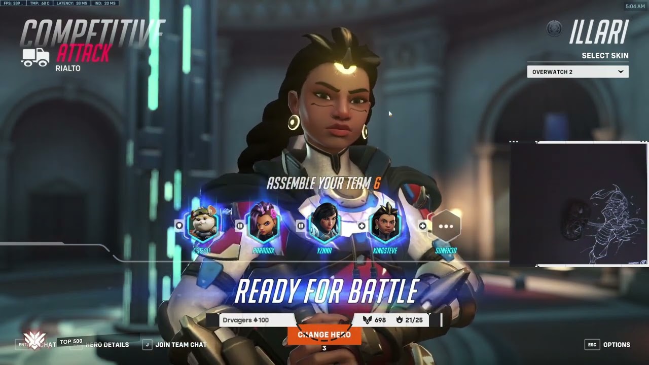 11K DMG! GALE INSANE ILLARI! GALE ADELADE + YZNSA GAMEPLAY OVERWATCH 2 SEASON 7