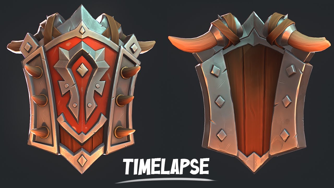 Creating 3D Fan Art For World Of Warcraft (Timelapse)