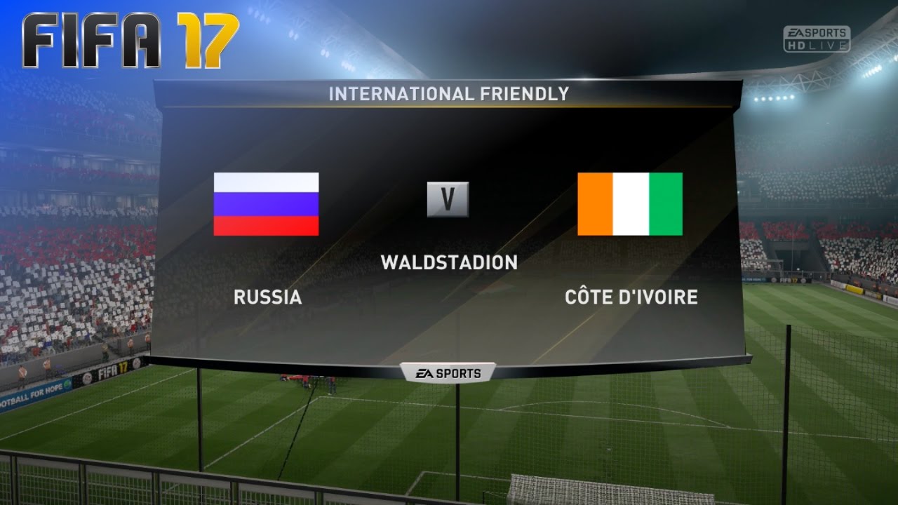 FIFA 17 - Russia vs. Ivory Coast @ Waldstadion