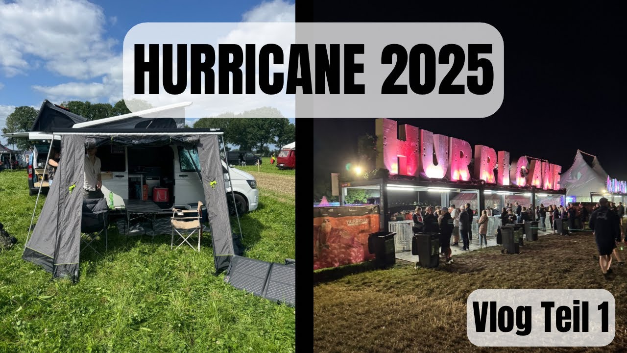 HURRICANE FESTIVAL 2025: Anreise,Stimmung & fette Live-Acts! [Vlog Teil1]