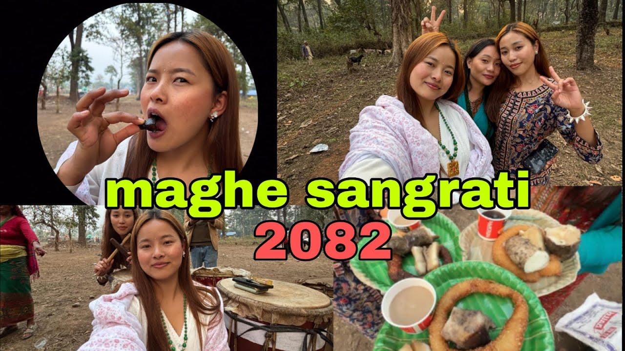 Maghe sangrati special🫶🌸 #2082 #kerabari #morango @shremalimbu1971 @samjhanamakhim 