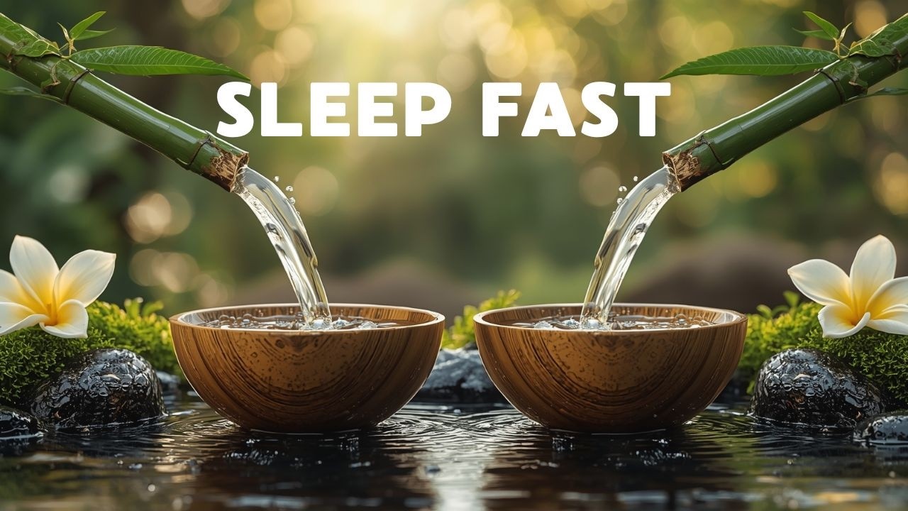 1 Hour Deep Sleep Music 🌿 Relaxing Water Sounds for Stress Relief