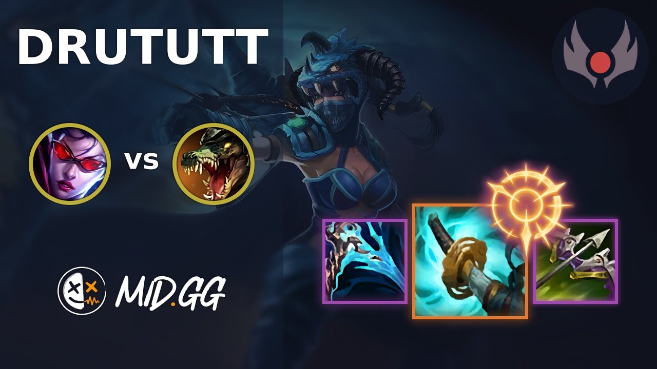 MID.GG: [ drututt ] Vayne TOP vs Renekton | EUW GRANDMASTER | LOL Season 2025