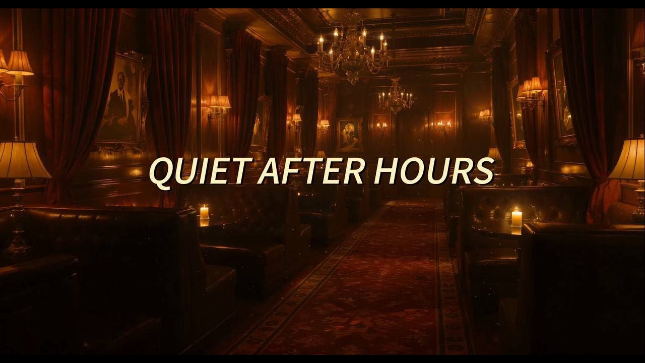 Rain Sounds After Hours | Empty Lounge at Night