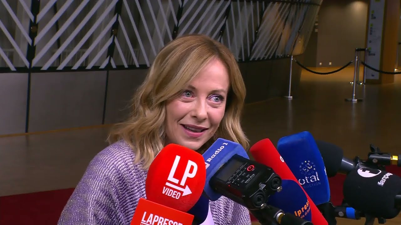 Consiglio europeo, il punto stampa del Presidente Meloni