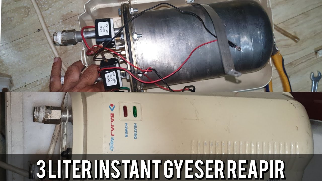 How To Repair Instant Water heater At Home | Bajaj 3 Liter Instant Water Gyeser Repair