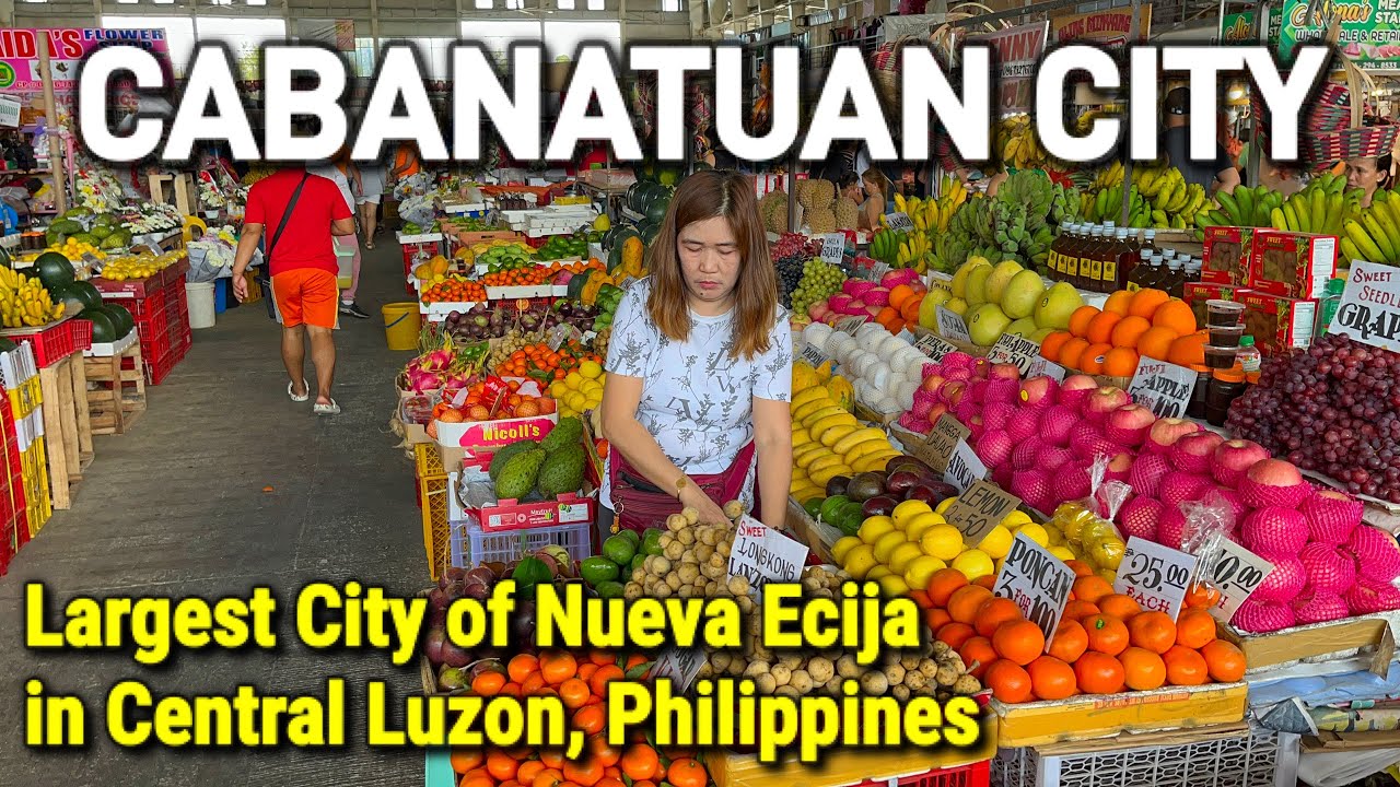 CABANATUAN CITY | Food Market & Town Center Walking Tour at LARGEST CITY of Nueva Ecija, Philippines