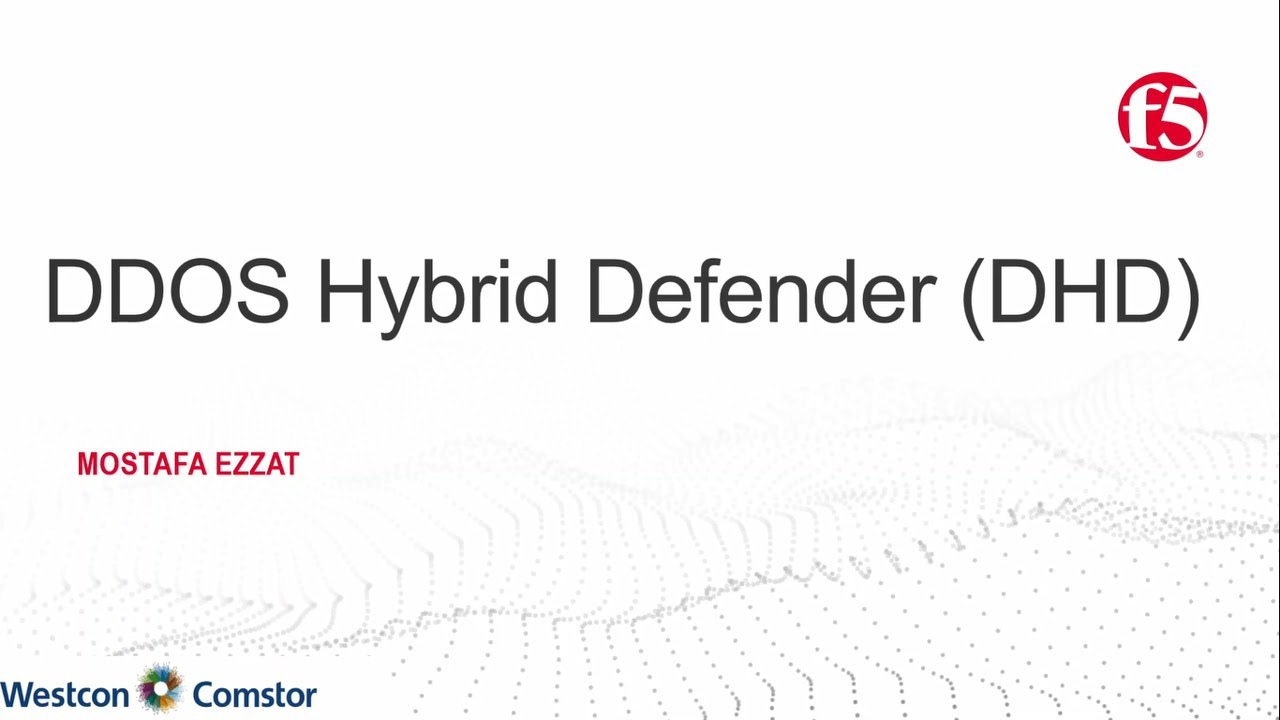 F5 DDOS Hybrid Defender DHD Demo by Westcon