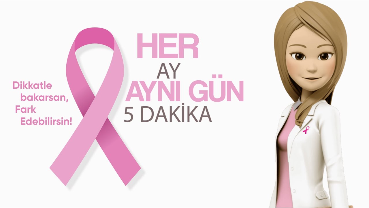 Kendi Kendine Meme Muayenesi Eğitim Videosu 🎀 #memekanseri