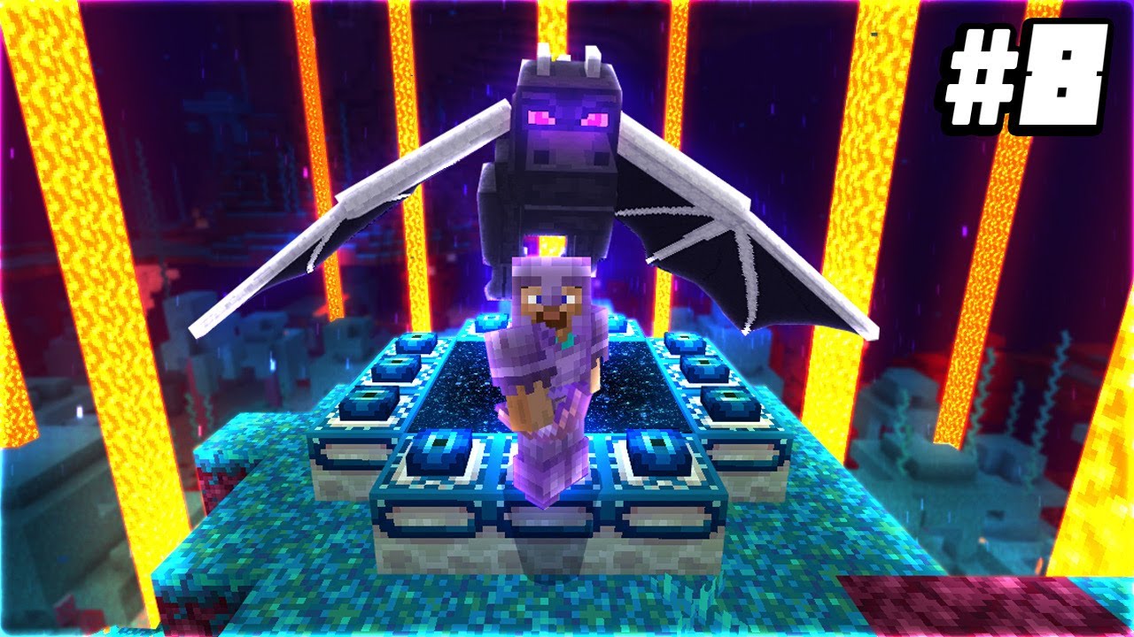I BEAT MINECRAFT BY SPAWNING IN THE NETHER! (not easy)
