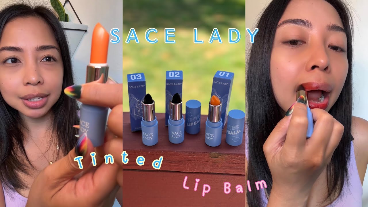 Abhy tries Color Changing Tinted Lip Balm ♡ @saceladybeautyofficial  #explore #makeup #makeup