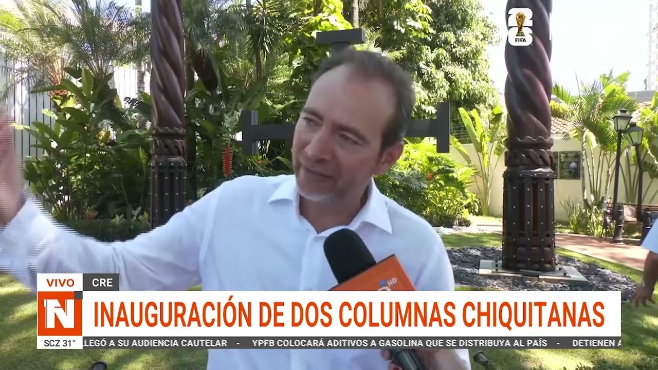INAUGURACIÓN  DE DOS COLUMNAS CHIQUITANAS