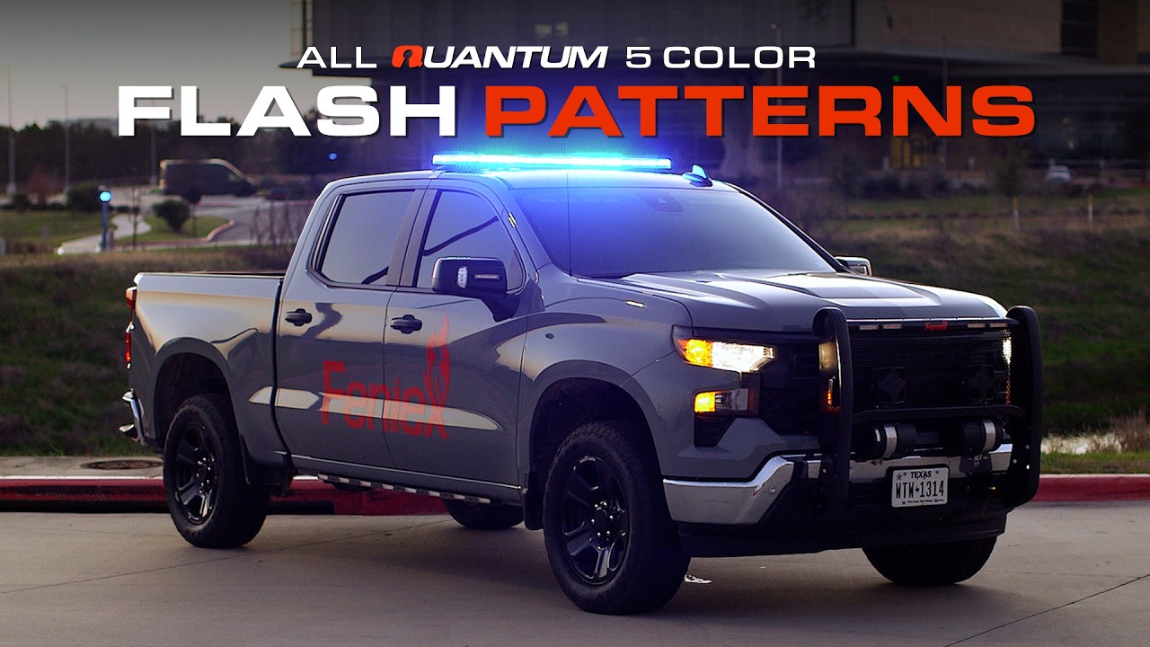 Feniex Quantum Lightbar Flash Patterns // 5-Color