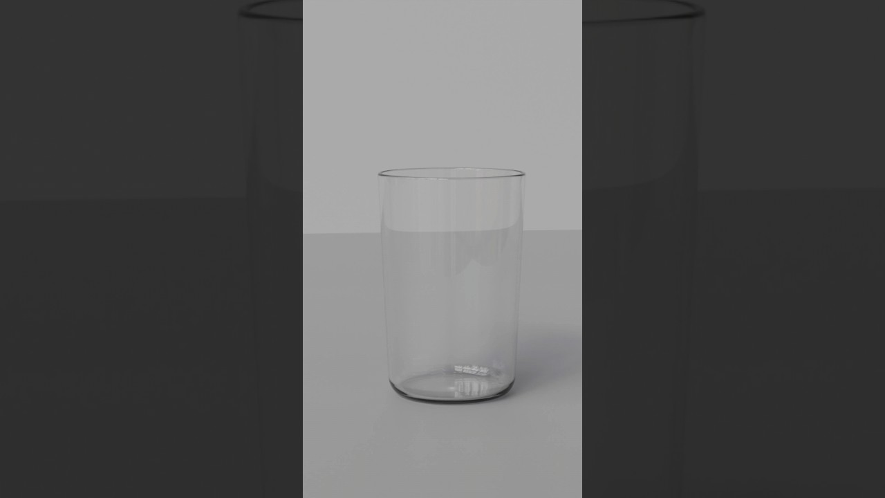 Let's make simple glass in blender 4.2 #blender#shorts#glass#tutorial#easy #blender3d