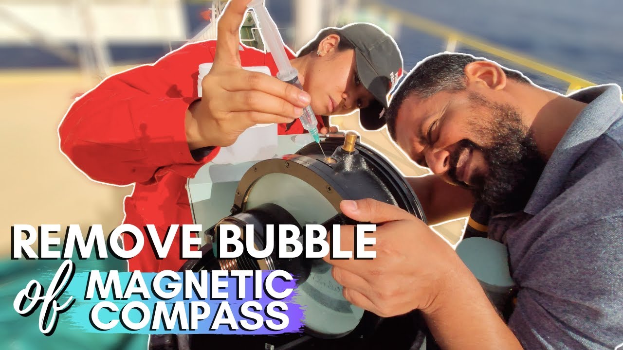 HOW TO REMOVE A BUBBLE FROM MAGNETIC COMPASS | Jy's Journal