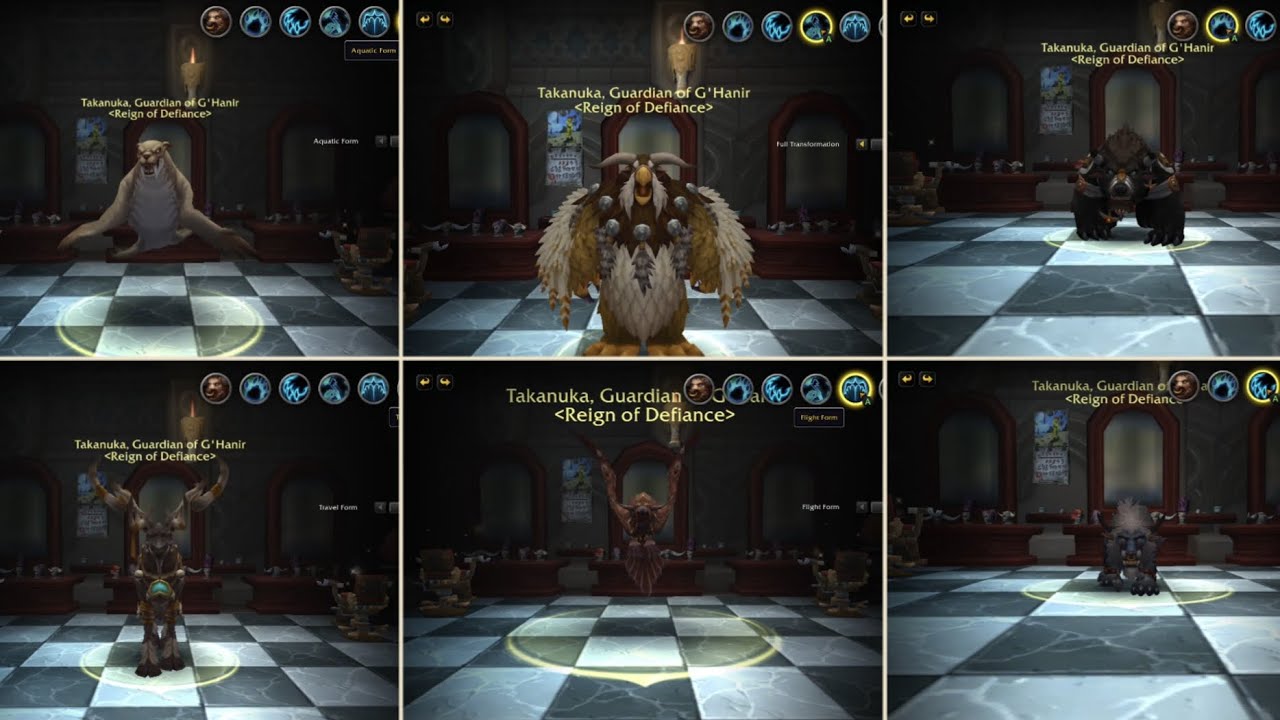 Tauren Druid Forms