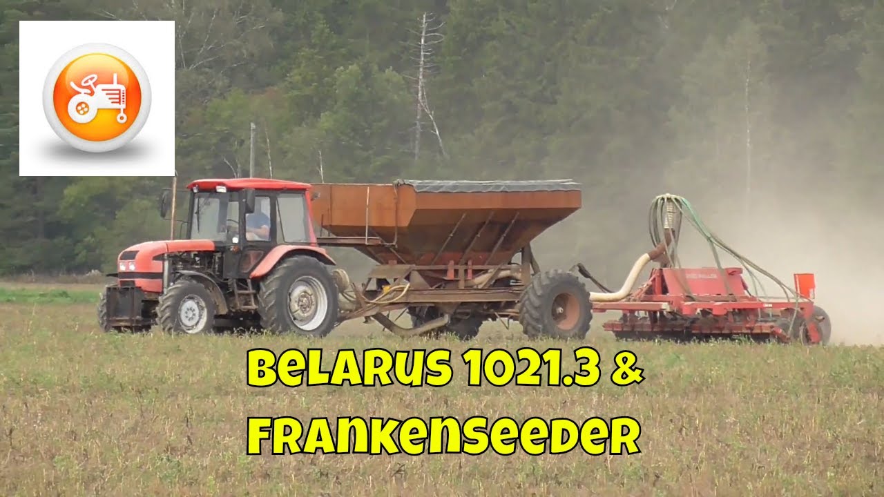 Seeding 2018 | Belarus 1021.3 & Self made seeder from Kverneland Accord parts