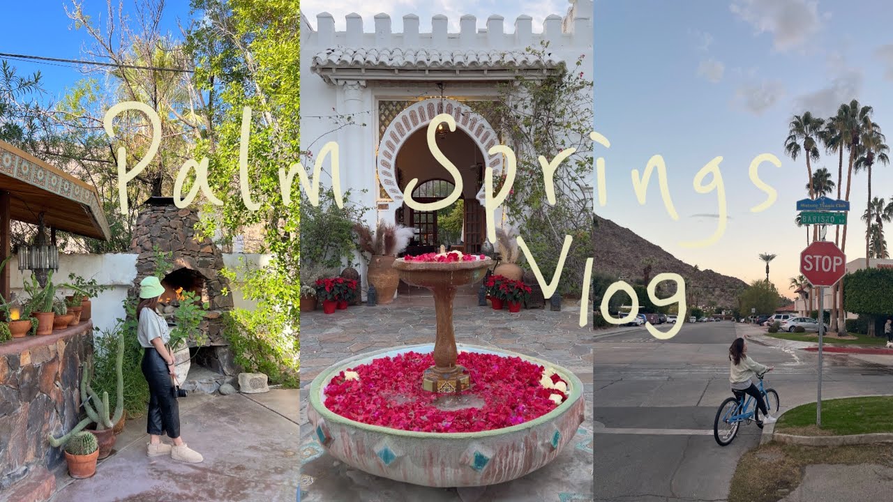 Palm Springs staycation at Korakia Pensionne 👫🌴🌺❤️