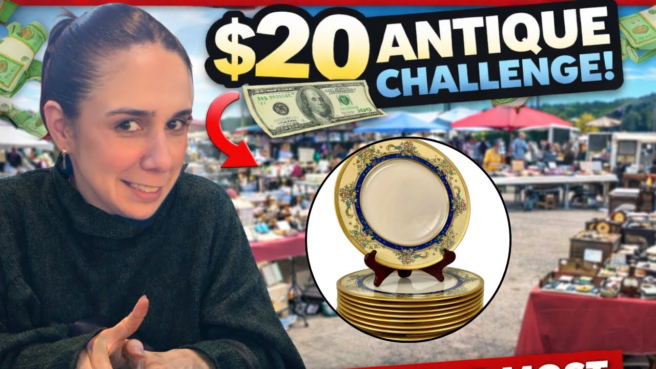 $20 Antique Challenge at South Florida’s Largest Antique Festival (Who Won?!)