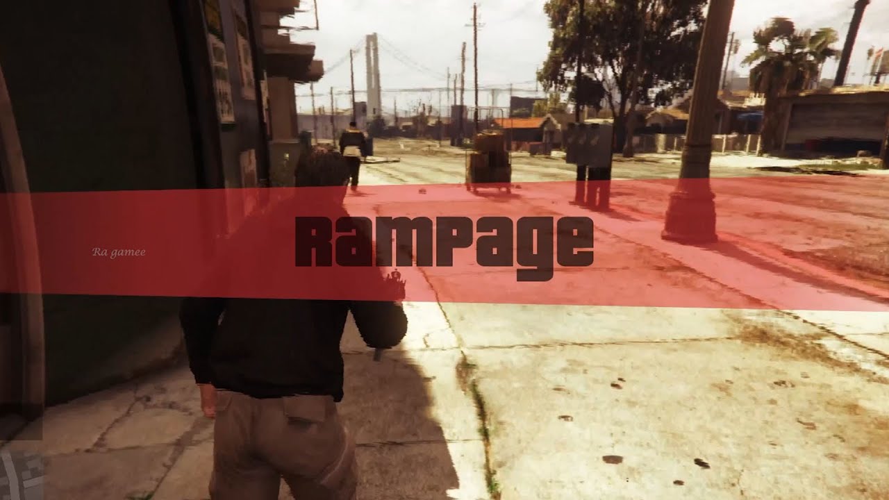 GTA 5 mission (RAMPAGE) failed