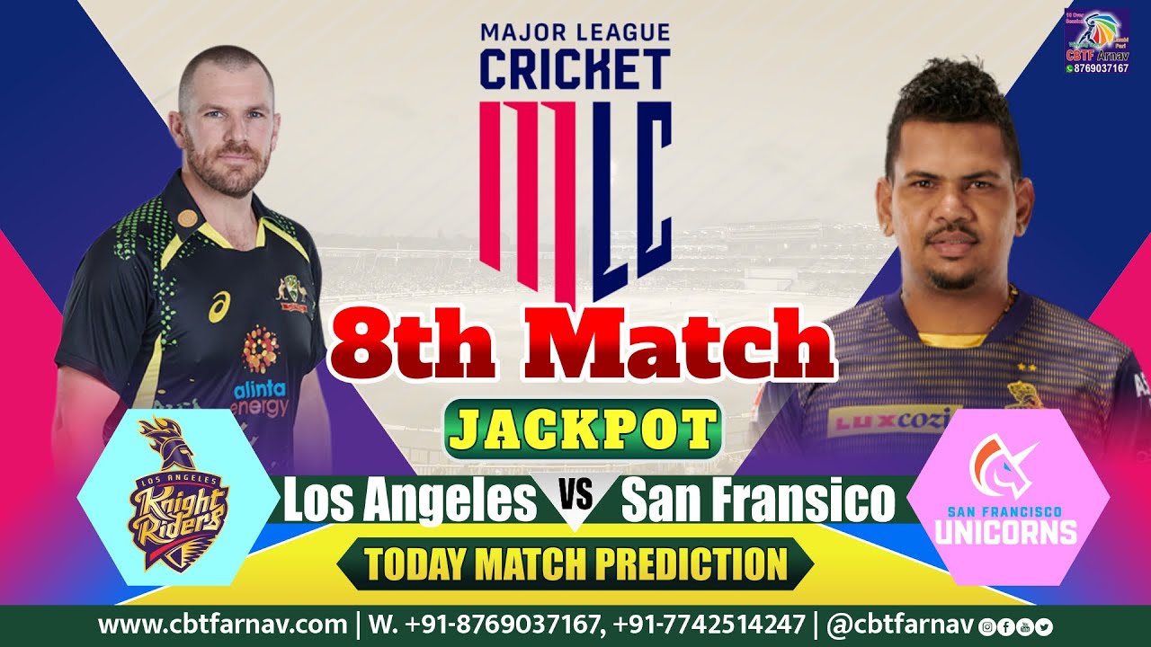 LAKR vs SFU MLC T20 8th Match Prediction Today | MLC T20| Los Angeles vs San Fransico Toss