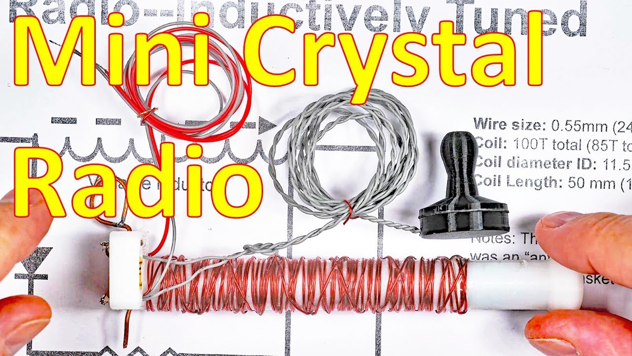 Crystal Radio — миниатюрный, простой, компактный, прочный