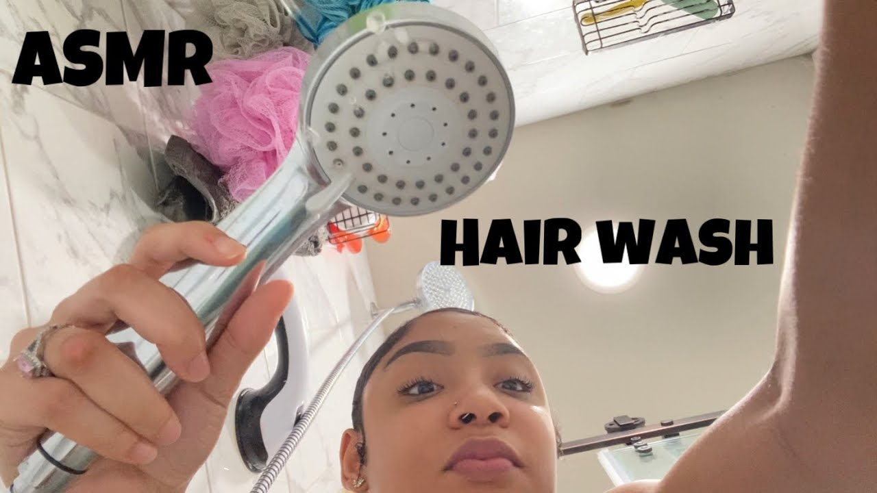 💥ASMR FAST & AGGRESSIVE HAIR WASH (pov, soothing scrubbing sounds, water sounds,head massage)