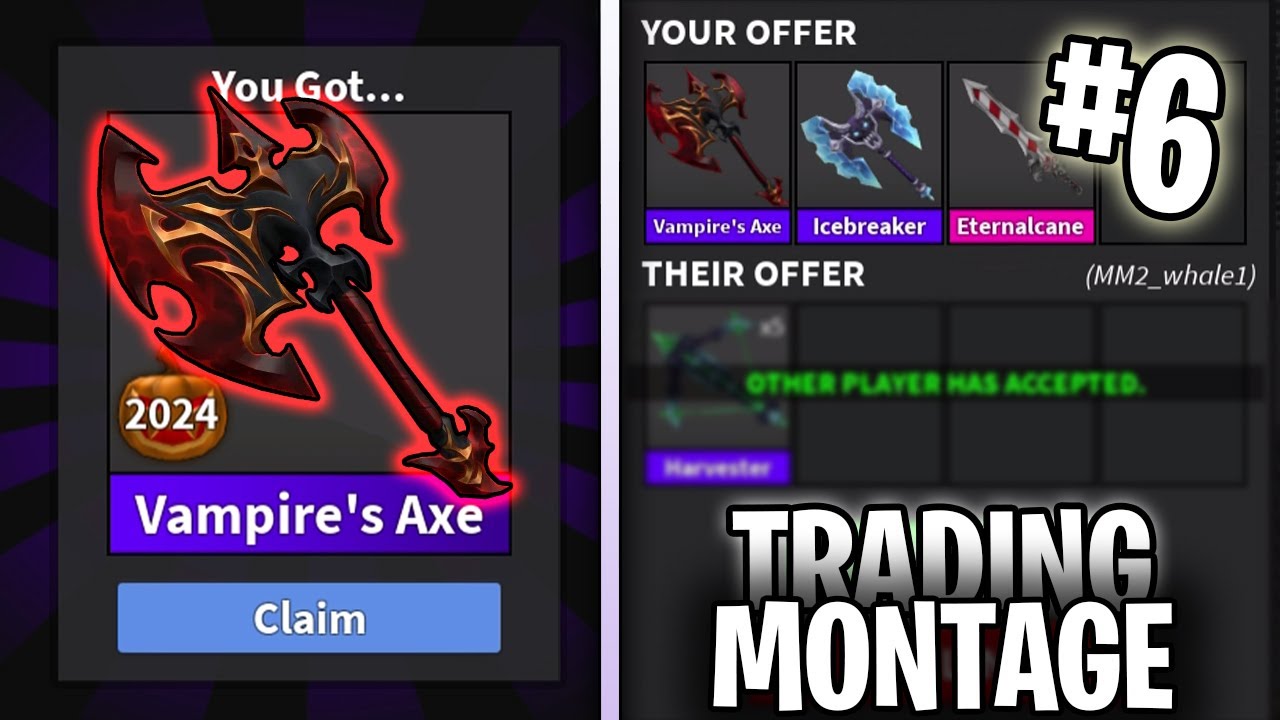 👻 SPOOKY TRADES 👻 MM2 TRADING MONTAGE 6