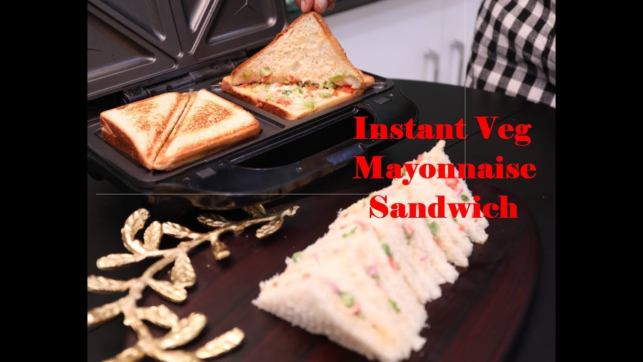 Raw & Grilled 5-Minute Mayonnaise Sandwich | Sunday Special Recipe | Healthy Veg Sandwich