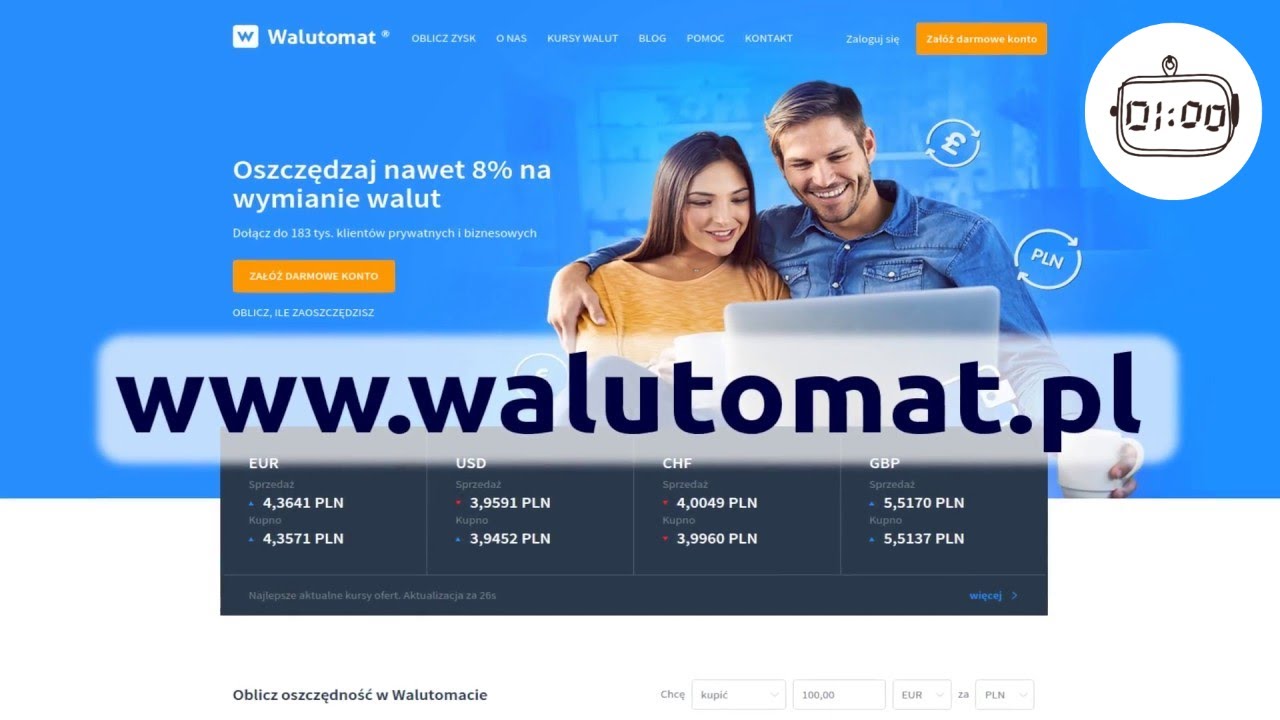 Z narzędziowni 1-minutowego Frugi: wymiana walut przez walutomat.pl #129