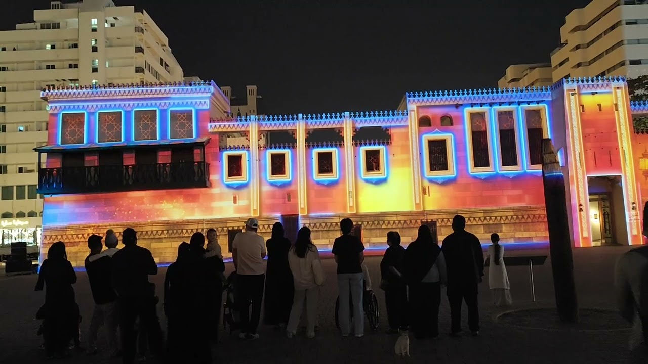  Sharjah light show 🇦🇪