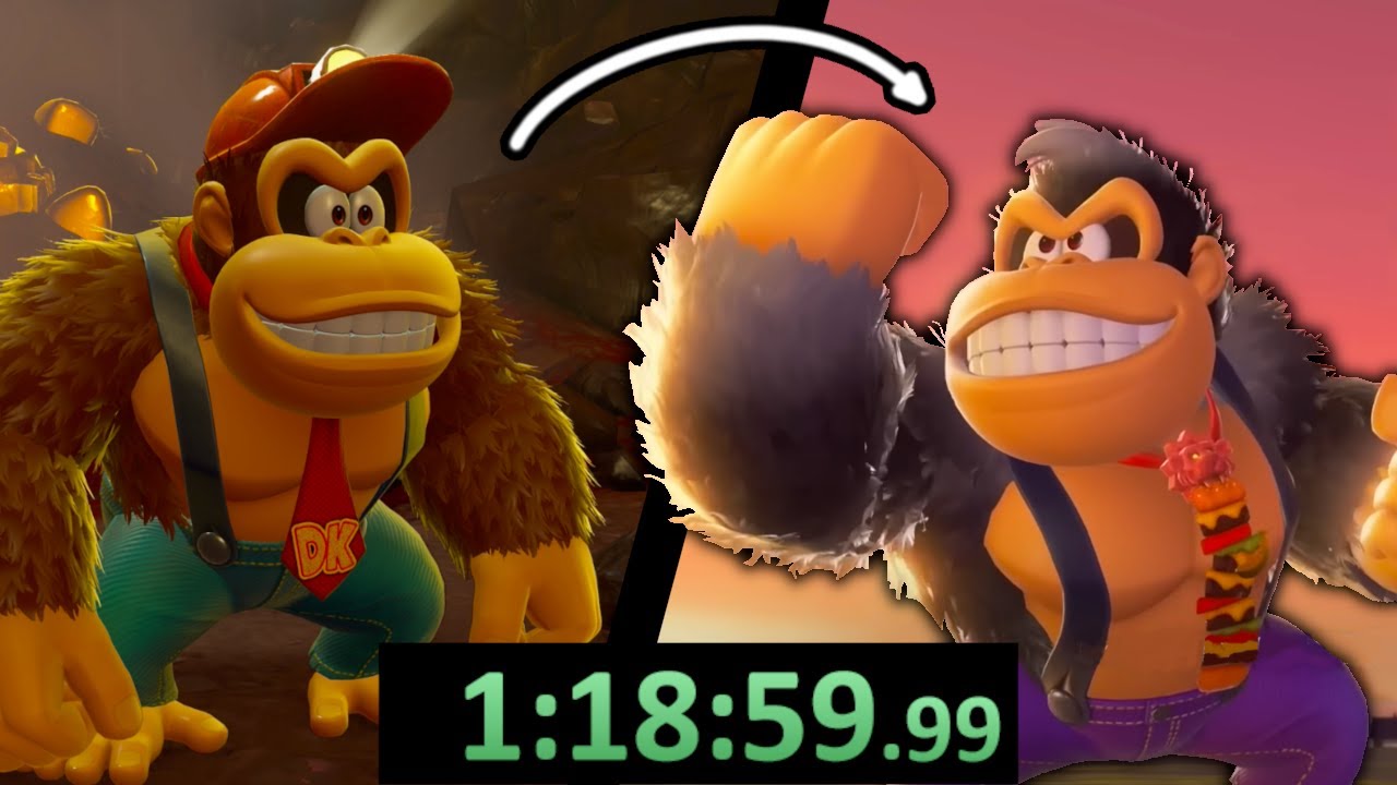 My Fastest Donkey Kong Bananza Speedrun Yet