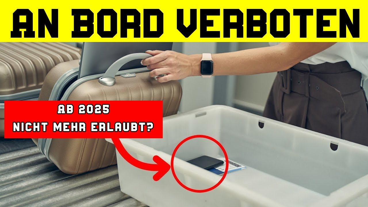 ✈️ NEU Handgepäck-Regeln, die du 2025 kennen musst – Ändern sich die Regeln für Powerbanks? ✈️