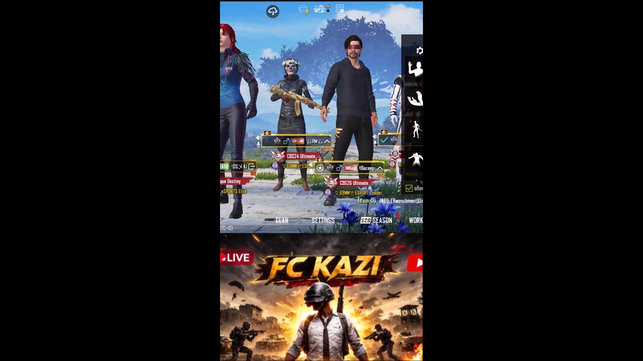KAZI IS LIVE | SCRIMS TOURNAMENT 
#shorts #PUBG