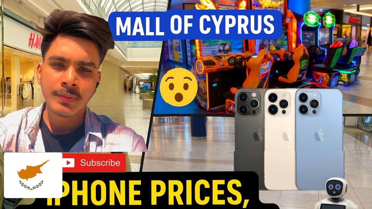 Mall of Cyprus Vlog 🇨🇾 | iPhone Prices, Gaming & Robots 😱 | Indian in Cyprus